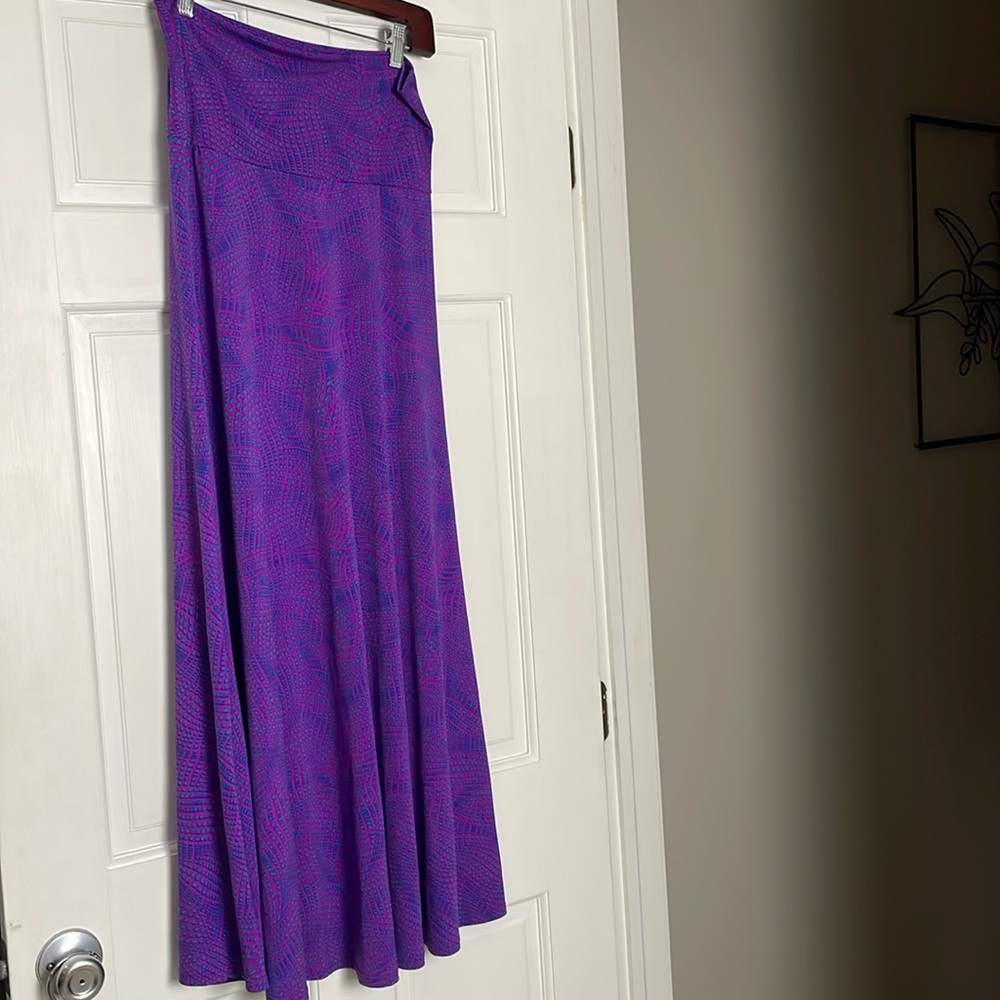 Lularoe xs multi color long skirt or strapless dress